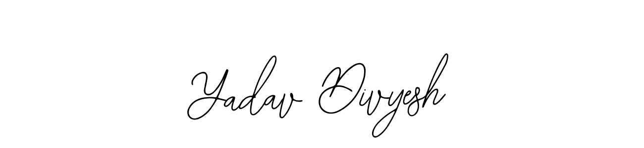 Also we have Yadav Divyesh name is the best signature style. Create professional handwritten signature collection using Bearetta-2O07w autograph style. Yadav Divyesh signature style 12 images and pictures png