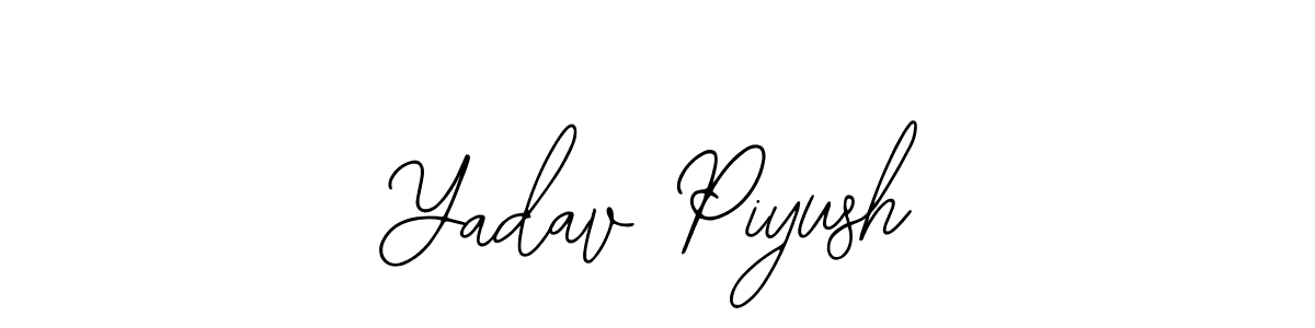 Design your own signature with our free online signature maker. With this signature software, you can create a handwritten (Bearetta-2O07w) signature for name Yadav Piyush. Yadav Piyush signature style 12 images and pictures png