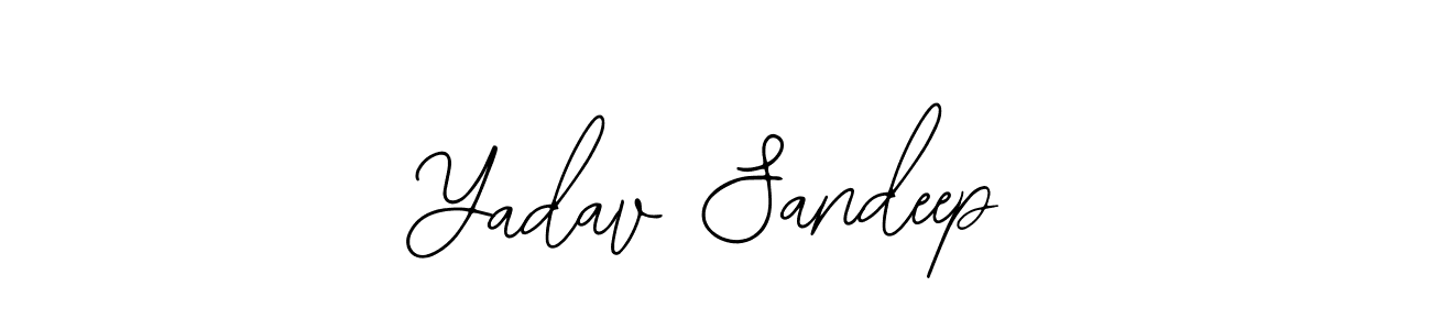 if you are searching for the best signature style for your name Yadav Sandeep. so please give up your signature search. here we have designed multiple signature styles  using Bearetta-2O07w. Yadav Sandeep signature style 12 images and pictures png