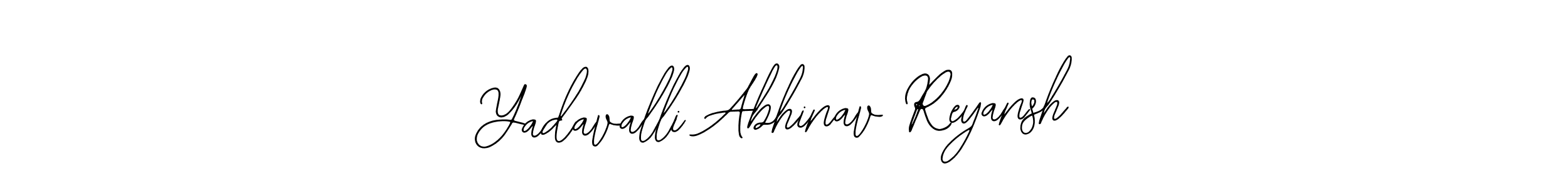 Yadavalli Abhinav Reyansh stylish signature style. Best Handwritten Sign (Bearetta-2O07w) for my name. Handwritten Signature Collection Ideas for my name Yadavalli Abhinav Reyansh. Yadavalli Abhinav Reyansh signature style 12 images and pictures png