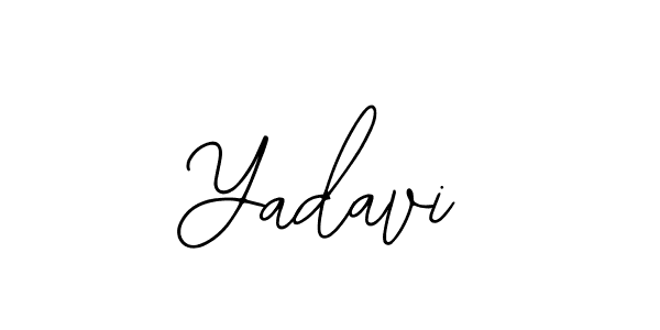 How to Draw Yadavi signature style? Bearetta-2O07w is a latest design signature styles for name Yadavi. Yadavi signature style 12 images and pictures png