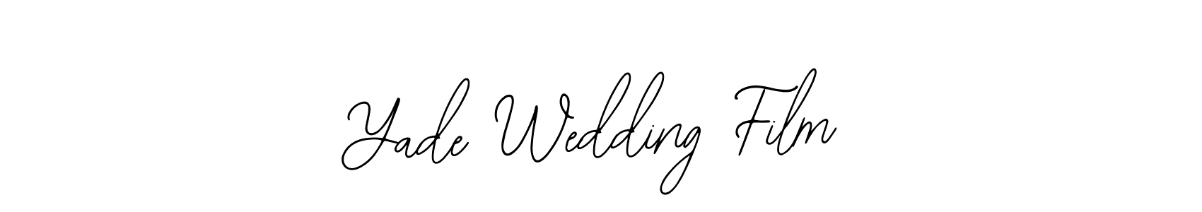 Make a short Yade Wedding Film signature style. Manage your documents anywhere anytime using Bearetta-2O07w. Create and add eSignatures, submit forms, share and send files easily. Yade Wedding Film signature style 12 images and pictures png