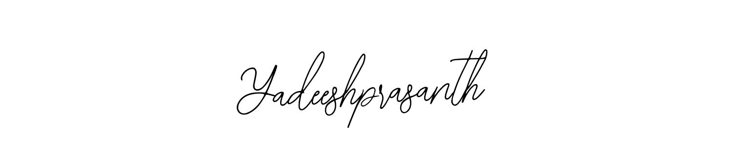 Bearetta-2O07w is a professional signature style that is perfect for those who want to add a touch of class to their signature. It is also a great choice for those who want to make their signature more unique. Get Yadeeshprasanth name to fancy signature for free. Yadeeshprasanth signature style 12 images and pictures png