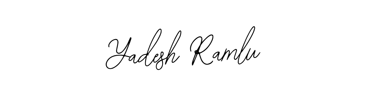 if you are searching for the best signature style for your name Yadesh Ramlu. so please give up your signature search. here we have designed multiple signature styles  using Bearetta-2O07w. Yadesh Ramlu signature style 12 images and pictures png