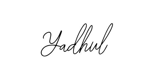 The best way (Bearetta-2O07w) to make a short signature is to pick only two or three words in your name. The name Yadhul include a total of six letters. For converting this name. Yadhul signature style 12 images and pictures png