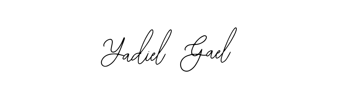 See photos of Yadiel  Gael official signature by Spectra . Check more albums & portfolios. Read reviews & check more about Bearetta-2O07w font. Yadiel  Gael signature style 12 images and pictures png