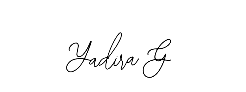 Similarly Bearetta-2O07w is the best handwritten signature design. Signature creator online .You can use it as an online autograph creator for name Yadira G. Yadira G signature style 12 images and pictures png