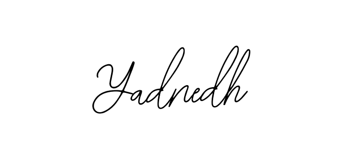 You should practise on your own different ways (Bearetta-2O07w) to write your name (Yadnedh) in signature. don't let someone else do it for you. Yadnedh signature style 12 images and pictures png