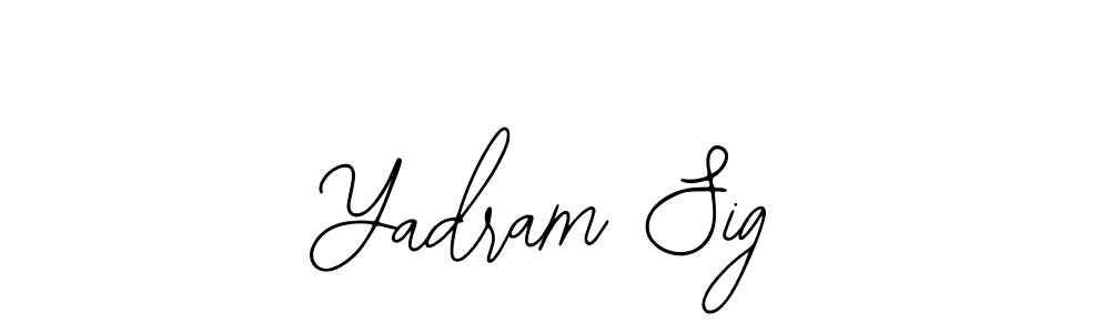 if you are searching for the best signature style for your name Yadram Sig. so please give up your signature search. here we have designed multiple signature styles  using Bearetta-2O07w. Yadram Sig signature style 12 images and pictures png