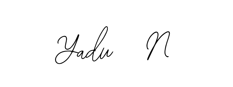 if you are searching for the best signature style for your name Yadu   N. so please give up your signature search. here we have designed multiple signature styles  using Bearetta-2O07w. Yadu   N signature style 12 images and pictures png
