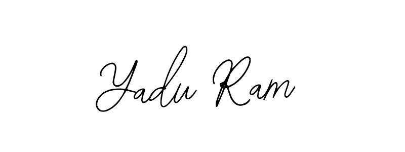 The best way (Bearetta-2O07w) to make a short signature is to pick only two or three words in your name. The name Yadu Ram include a total of six letters. For converting this name. Yadu Ram signature style 12 images and pictures png