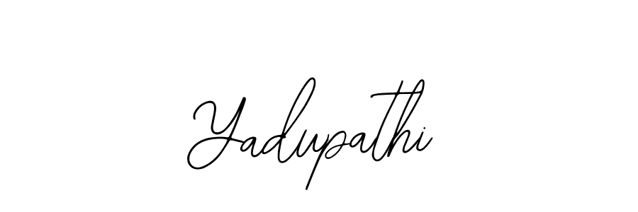 Design your own signature with our free online signature maker. With this signature software, you can create a handwritten (Bearetta-2O07w) signature for name Yadupathi. Yadupathi signature style 12 images and pictures png
