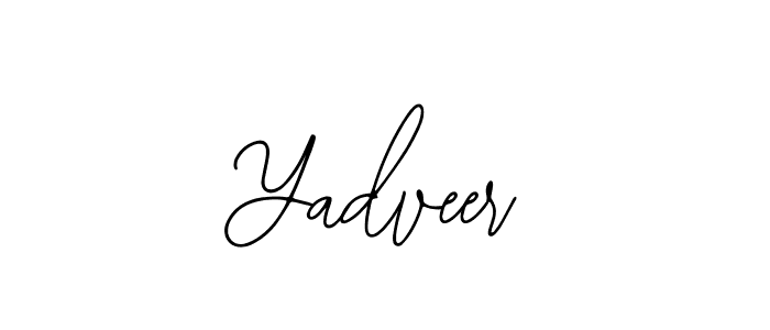 Make a beautiful signature design for name Yadveer. Use this online signature maker to create a handwritten signature for free. Yadveer signature style 12 images and pictures png