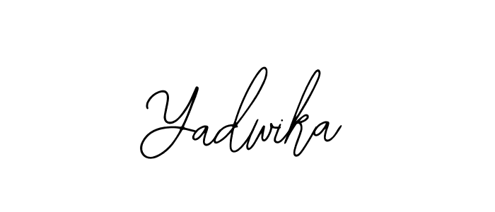 Design your own signature with our free online signature maker. With this signature software, you can create a handwritten (Bearetta-2O07w) signature for name Yadwika. Yadwika signature style 12 images and pictures png