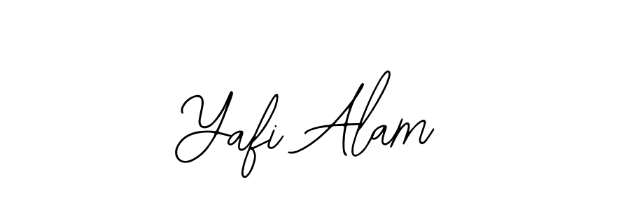 The best way (Bearetta-2O07w) to make a short signature is to pick only two or three words in your name. The name Yafi Alam include a total of six letters. For converting this name. Yafi Alam signature style 12 images and pictures png