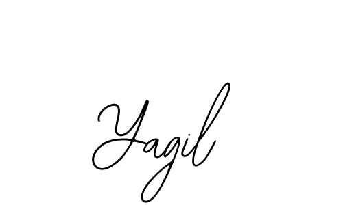 Design your own signature with our free online signature maker. With this signature software, you can create a handwritten (Bearetta-2O07w) signature for name Yagil. Yagil signature style 12 images and pictures png