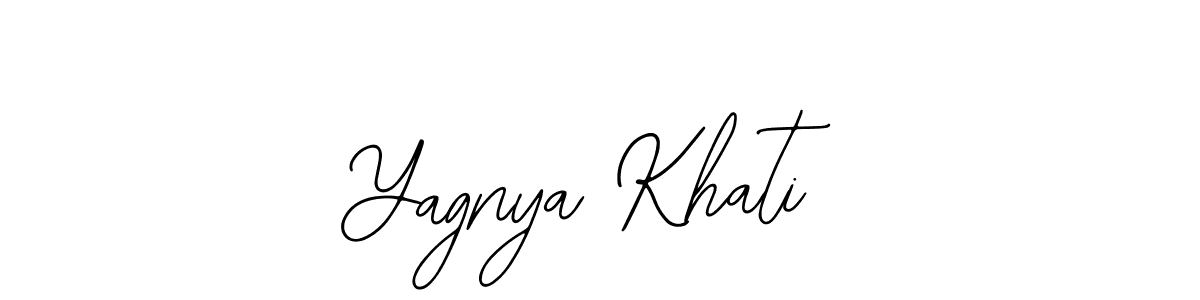 The best way (Bearetta-2O07w) to make a short signature is to pick only two or three words in your name. The name Yagnya Khati include a total of six letters. For converting this name. Yagnya Khati signature style 12 images and pictures png