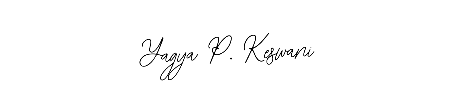 Yagya P. Keswani stylish signature style. Best Handwritten Sign (Bearetta-2O07w) for my name. Handwritten Signature Collection Ideas for my name Yagya P. Keswani. Yagya P. Keswani signature style 12 images and pictures png