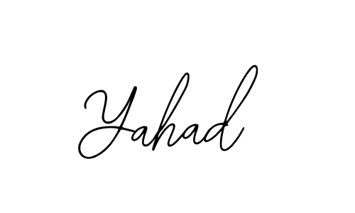 if you are searching for the best signature style for your name Yahad. so please give up your signature search. here we have designed multiple signature styles  using Bearetta-2O07w. Yahad signature style 12 images and pictures png