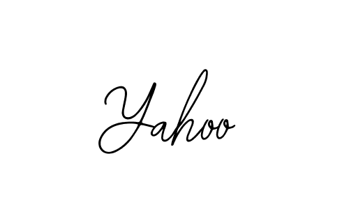 Design your own signature with our free online signature maker. With this signature software, you can create a handwritten (Bearetta-2O07w) signature for name Yahoo. Yahoo signature style 12 images and pictures png