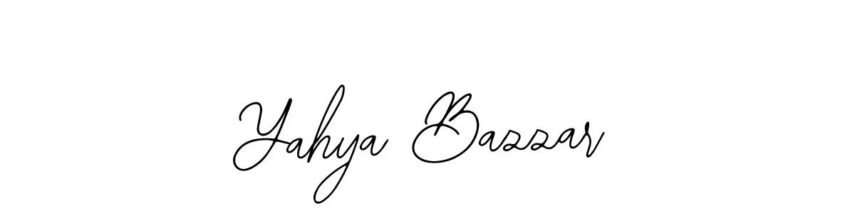 Yahya Bazzar stylish signature style. Best Handwritten Sign (Bearetta-2O07w) for my name. Handwritten Signature Collection Ideas for my name Yahya Bazzar. Yahya Bazzar signature style 12 images and pictures png