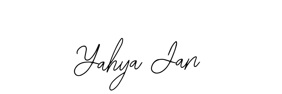 if you are searching for the best signature style for your name Yahya Jan. so please give up your signature search. here we have designed multiple signature styles  using Bearetta-2O07w. Yahya Jan signature style 12 images and pictures png