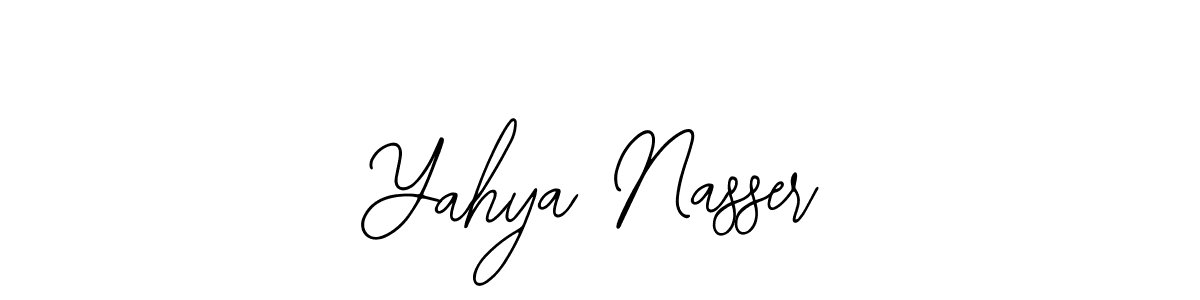 How to Draw Yahya Nasser signature style? Bearetta-2O07w is a latest design signature styles for name Yahya Nasser. Yahya Nasser signature style 12 images and pictures png