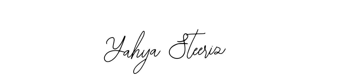 How to Draw Yahya Steeriz signature style? Bearetta-2O07w is a latest design signature styles for name Yahya Steeriz. Yahya Steeriz signature style 12 images and pictures png