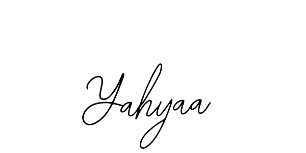 Yahyaa stylish signature style. Best Handwritten Sign (Bearetta-2O07w) for my name. Handwritten Signature Collection Ideas for my name Yahyaa. Yahyaa signature style 12 images and pictures png