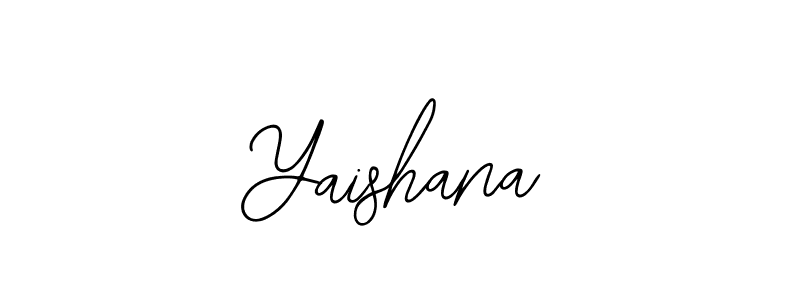The best way (Bearetta-2O07w) to make a short signature is to pick only two or three words in your name. The name Yaishana include a total of six letters. For converting this name. Yaishana signature style 12 images and pictures png