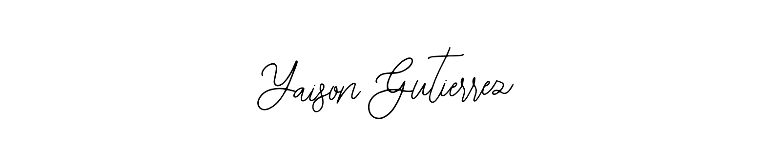 See photos of Yaison Gutierrez official signature by Spectra . Check more albums & portfolios. Read reviews & check more about Bearetta-2O07w font. Yaison Gutierrez signature style 12 images and pictures png