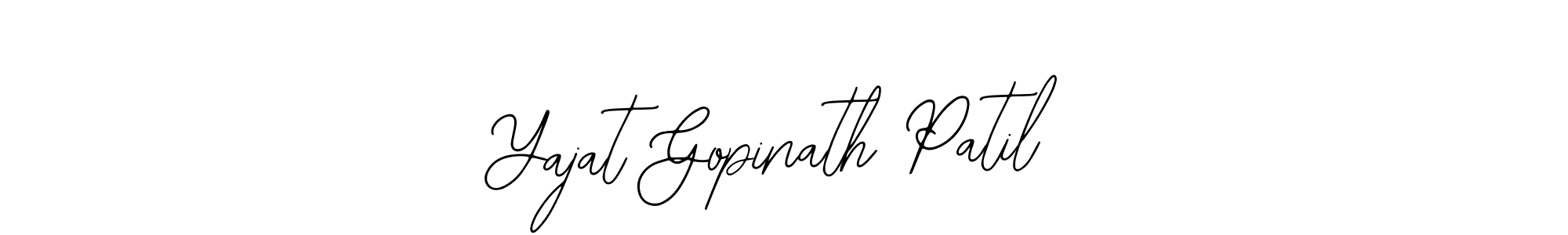 Design your own signature with our free online signature maker. With this signature software, you can create a handwritten (Bearetta-2O07w) signature for name Yajat Gopinath Patil. Yajat Gopinath Patil signature style 12 images and pictures png