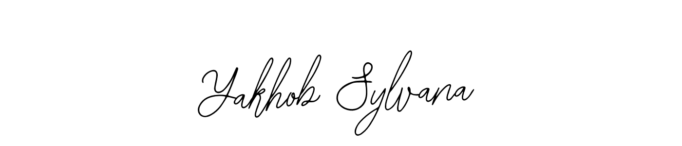 This is the best signature style for the Yakhob Sylvana name. Also you like these signature font (Bearetta-2O07w). Mix name signature. Yakhob Sylvana signature style 12 images and pictures png