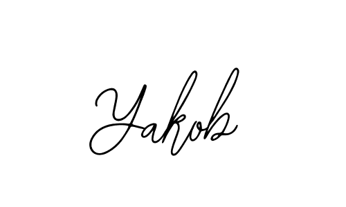 if you are searching for the best signature style for your name Yakob. so please give up your signature search. here we have designed multiple signature styles  using Bearetta-2O07w. Yakob signature style 12 images and pictures png