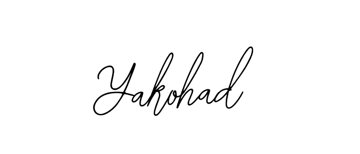 How to make Yakohad signature? Bearetta-2O07w is a professional autograph style. Create handwritten signature for Yakohad name. Yakohad signature style 12 images and pictures png