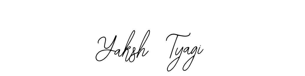 Also we have Yaksh  Tyagi name is the best signature style. Create professional handwritten signature collection using Bearetta-2O07w autograph style. Yaksh  Tyagi signature style 12 images and pictures png