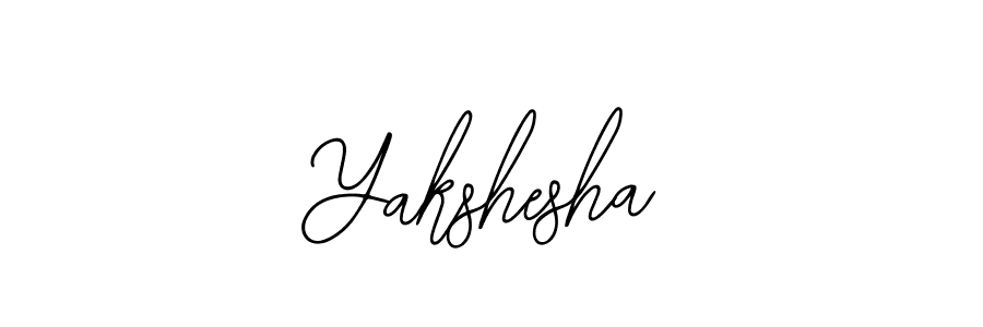 How to make Yakshesha signature? Bearetta-2O07w is a professional autograph style. Create handwritten signature for Yakshesha name. Yakshesha signature style 12 images and pictures png