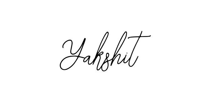 Make a beautiful signature design for name Yakshit. With this signature (Bearetta-2O07w) style, you can create a handwritten signature for free. Yakshit signature style 12 images and pictures png