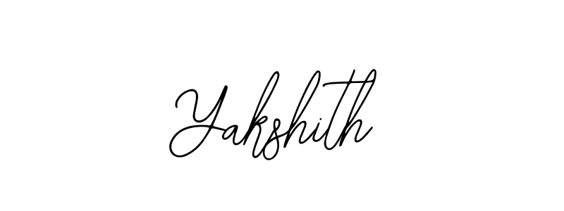 Use a signature maker to create a handwritten signature online. With this signature software, you can design (Bearetta-2O07w) your own signature for name Yakshith. Yakshith signature style 12 images and pictures png