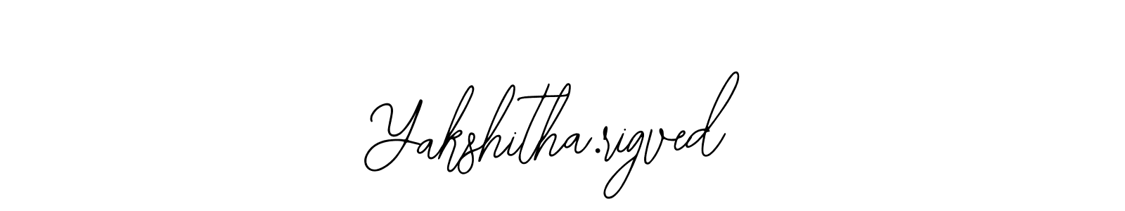 Yakshitha.rigved stylish signature style. Best Handwritten Sign (Bearetta-2O07w) for my name. Handwritten Signature Collection Ideas for my name Yakshitha.rigved. Yakshitha.rigved signature style 12 images and pictures png