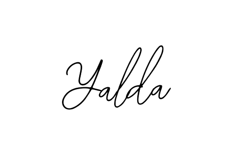 Yalda stylish signature style. Best Handwritten Sign (Bearetta-2O07w) for my name. Handwritten Signature Collection Ideas for my name Yalda. Yalda signature style 12 images and pictures png