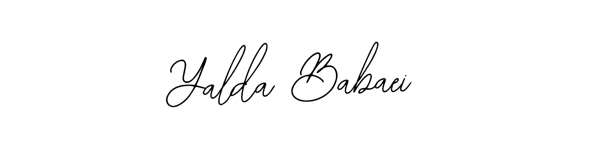 How to make Yalda Babaei name signature. Use Bearetta-2O07w style for creating short signs online. This is the latest handwritten sign. Yalda Babaei signature style 12 images and pictures png