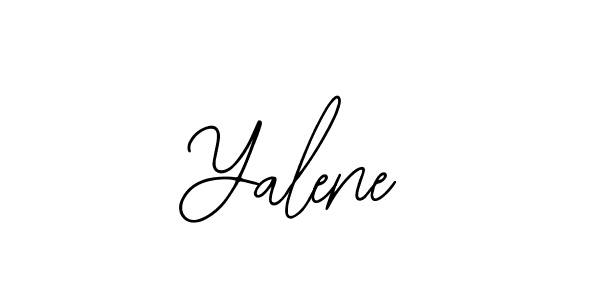 The best way (Bearetta-2O07w) to make a short signature is to pick only two or three words in your name. The name Yalene include a total of six letters. For converting this name. Yalene signature style 12 images and pictures png
