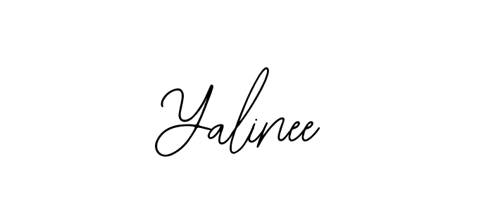 You should practise on your own different ways (Bearetta-2O07w) to write your name (Yalinee) in signature. don't let someone else do it for you. Yalinee signature style 12 images and pictures png