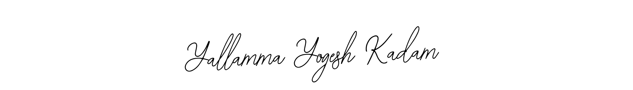 Also we have Yallamma Yogesh Kadam name is the best signature style. Create professional handwritten signature collection using Bearetta-2O07w autograph style. Yallamma Yogesh Kadam signature style 12 images and pictures png