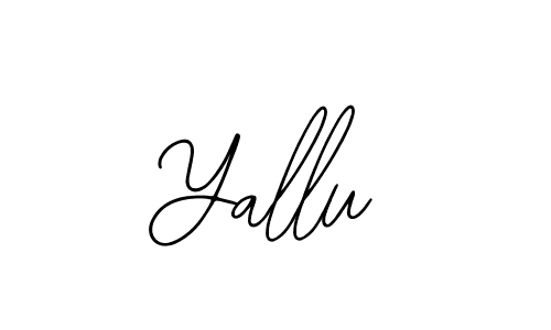 You should practise on your own different ways (Bearetta-2O07w) to write your name (Yallu) in signature. don't let someone else do it for you. Yallu signature style 12 images and pictures png