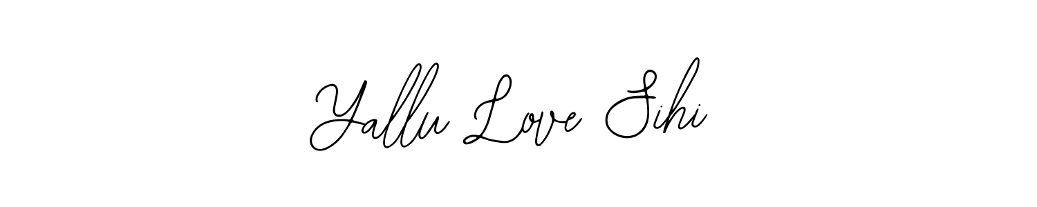How to Draw Yallu Love Sihi signature style? Bearetta-2O07w is a latest design signature styles for name Yallu Love Sihi. Yallu Love Sihi signature style 12 images and pictures png