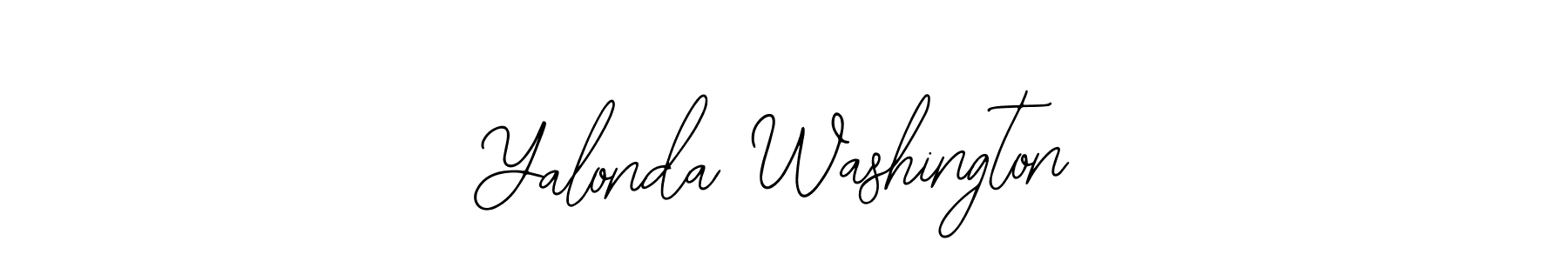 Make a beautiful signature design for name Yalonda Washington. Use this online signature maker to create a handwritten signature for free. Yalonda Washington signature style 12 images and pictures png