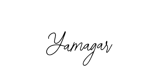 Design your own signature with our free online signature maker. With this signature software, you can create a handwritten (Bearetta-2O07w) signature for name Yamagar. Yamagar signature style 12 images and pictures png