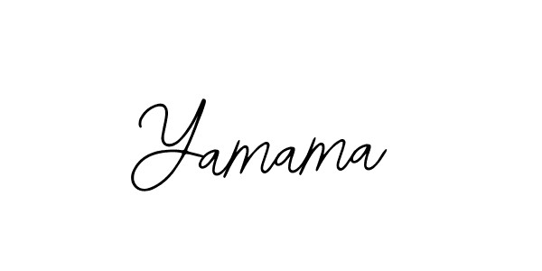 Use a signature maker to create a handwritten signature online. With this signature software, you can design (Bearetta-2O07w) your own signature for name Yamama. Yamama signature style 12 images and pictures png